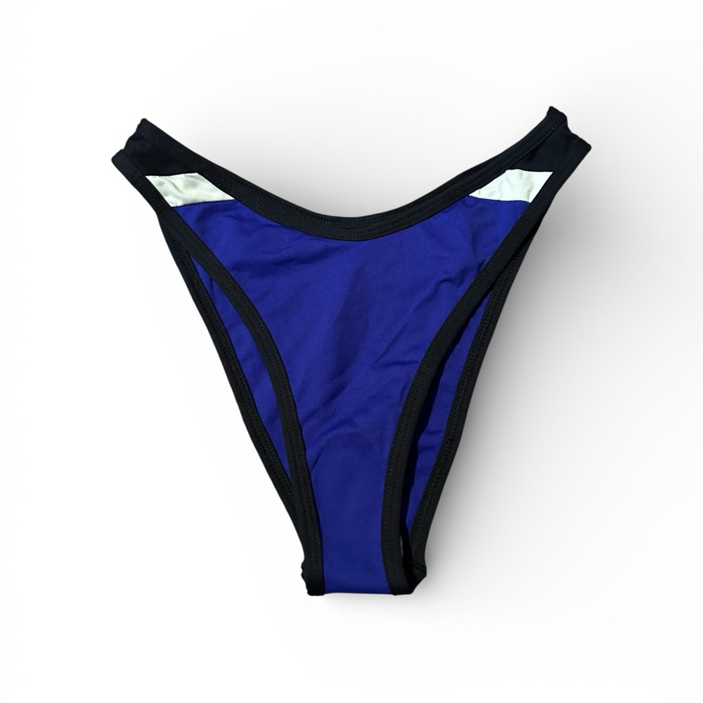 NWOT L*Space high leg bikini bottoms royal blue small